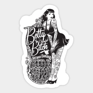 Side Show Freaks - Betty Bitch Sticker